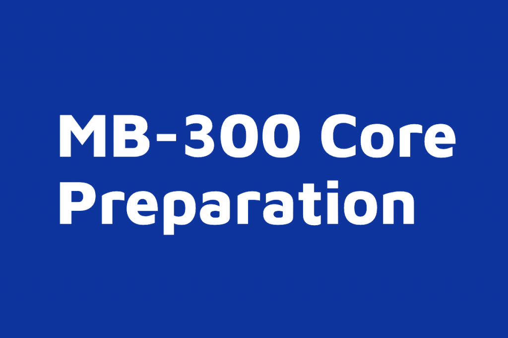 MB-300 Core on demand course thumb