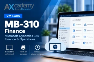 Training environment (VM) | MB-310 Finance | 180 days availability