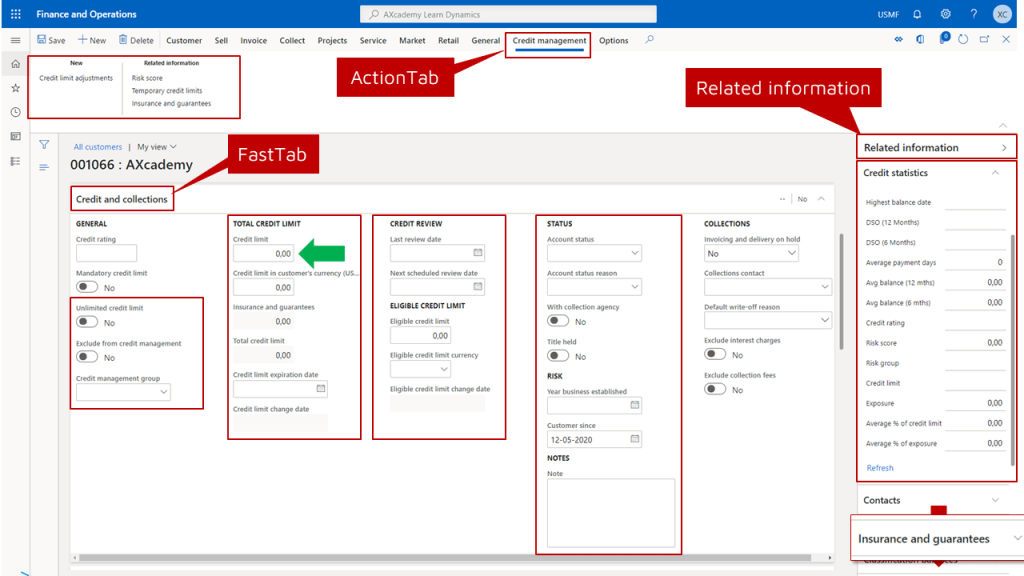 D365FO Credit Management