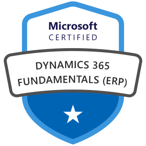 Dynamics 365 fundamentals ERP certification MB-920 exam