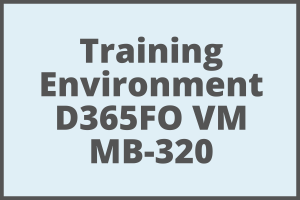 Training environment VM MB 320