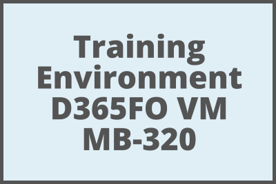 Training environment VM MB 320