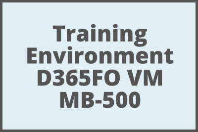 Training environment VM MB 500