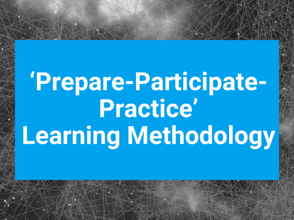 AXcademy Prepare Participate Practice Learning Methodology