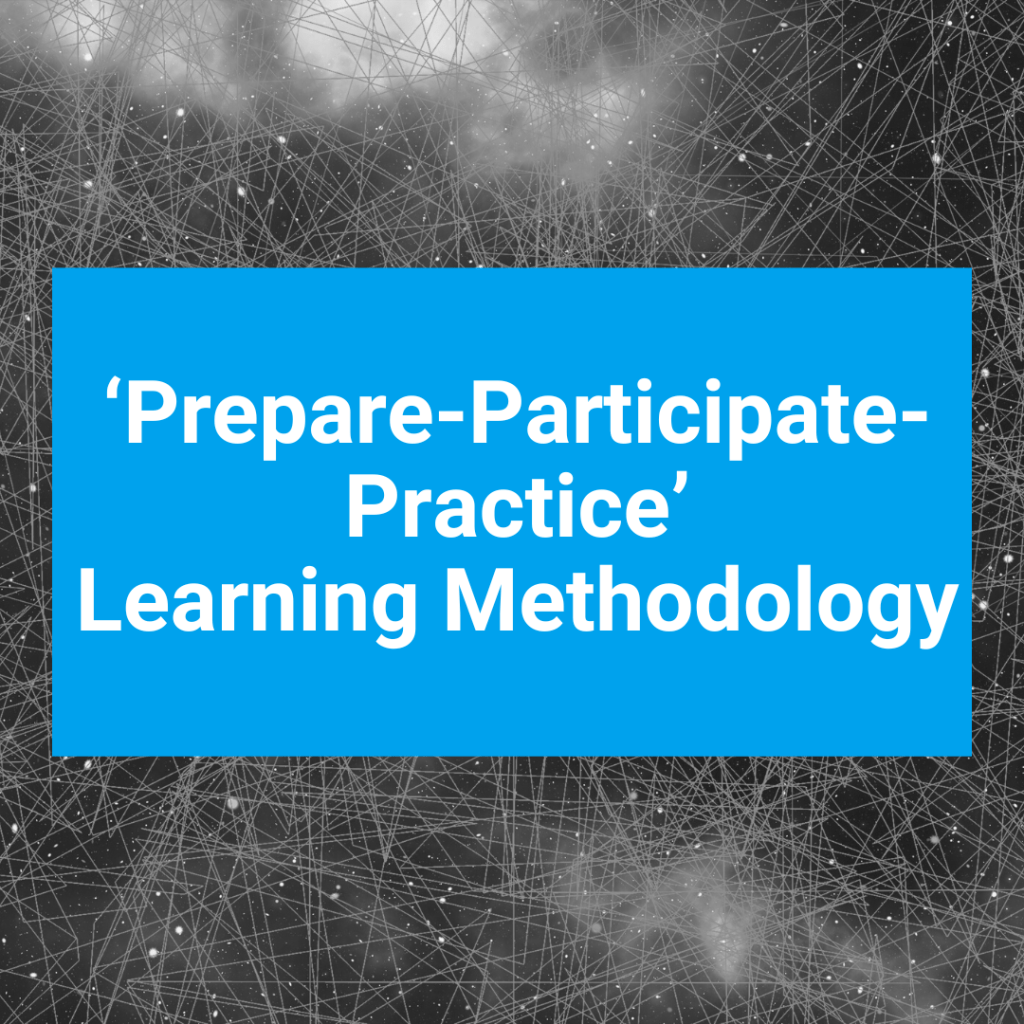 AXcademy Prepare Participate Practice Learning Methodology sq