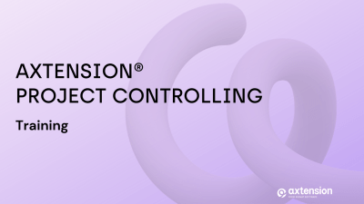 Axtension® Project Controlling training t