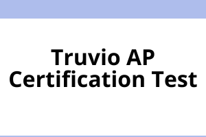 Truvio AP Automation suite Certification test | D365FO |