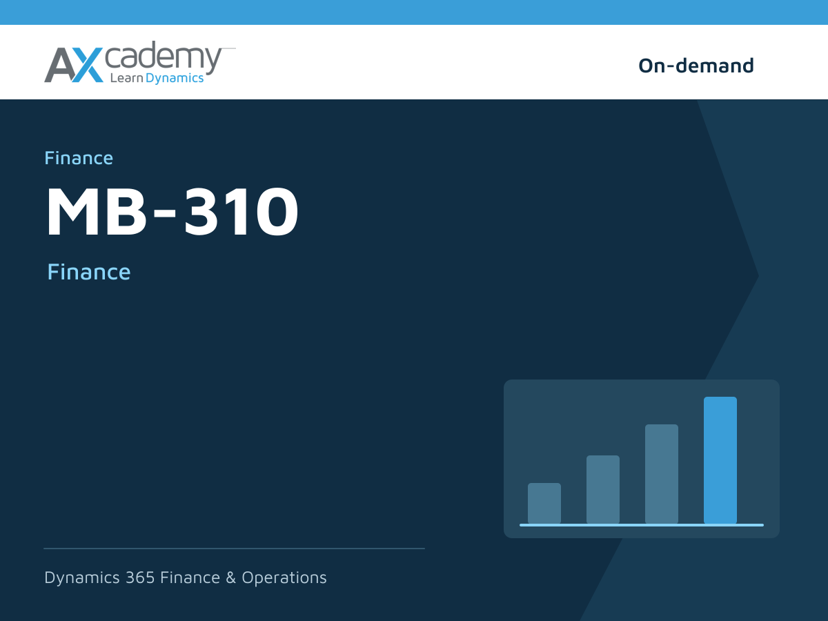 MB-310 Finance | D365FO | On-demand | 90 days access