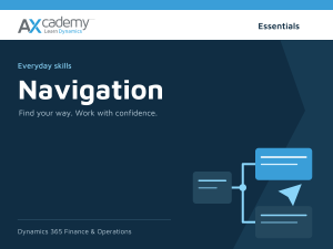 Navigation Essentials | D365FO